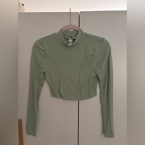 Urban Outfitters Mint Green Long Sleeve Top